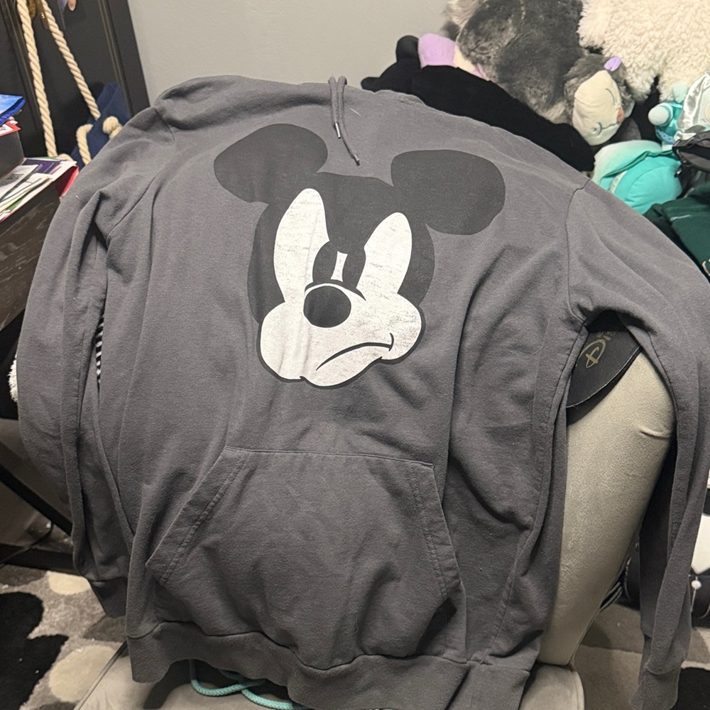 Disney Gray Mickey Mouse Hoodie